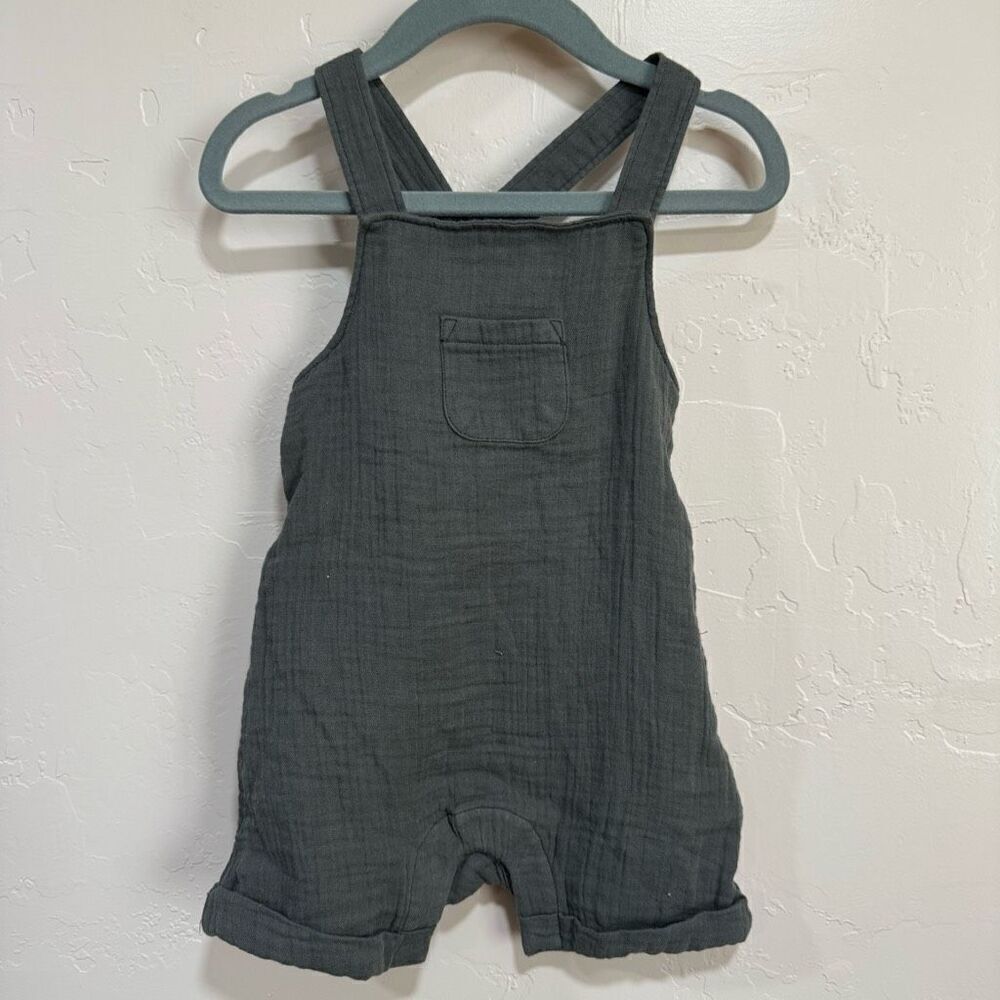 Gap Baby 6-12m grey lightweight overalls